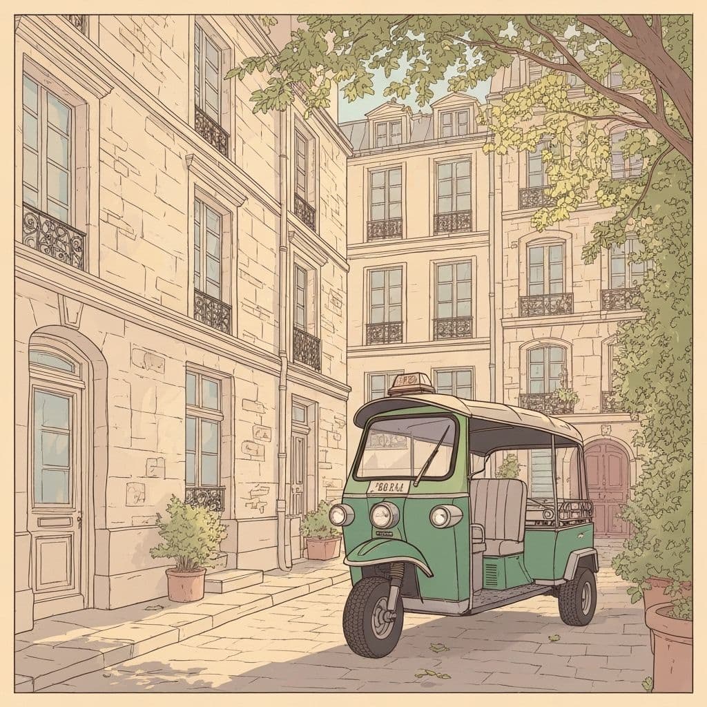 Visite Visites insolites de Paris de Paris en tuktuk électrique