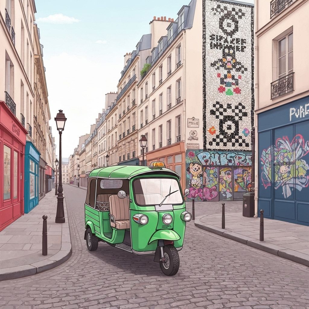 Flash Invaders Tour street art